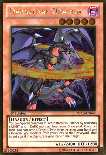 Darkflare Dragon [PGLD-EN040] Gold Rare | Jomio and Rueliete's Cards and Comics