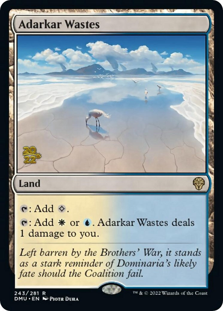 Adarkar Wastes [Dominaria United Prerelease Promos] | Jomio and Rueliete's Cards and Comics