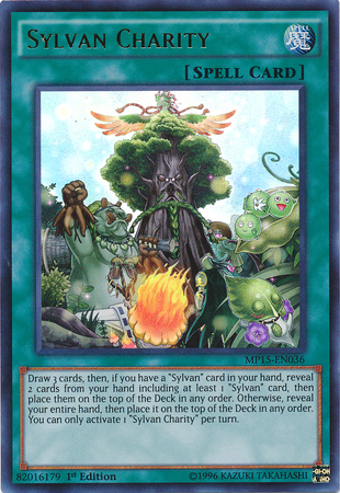 Sylvan Charity [MP15-EN036] Ultra Rare | Jomio and Rueliete's Cards and Comics