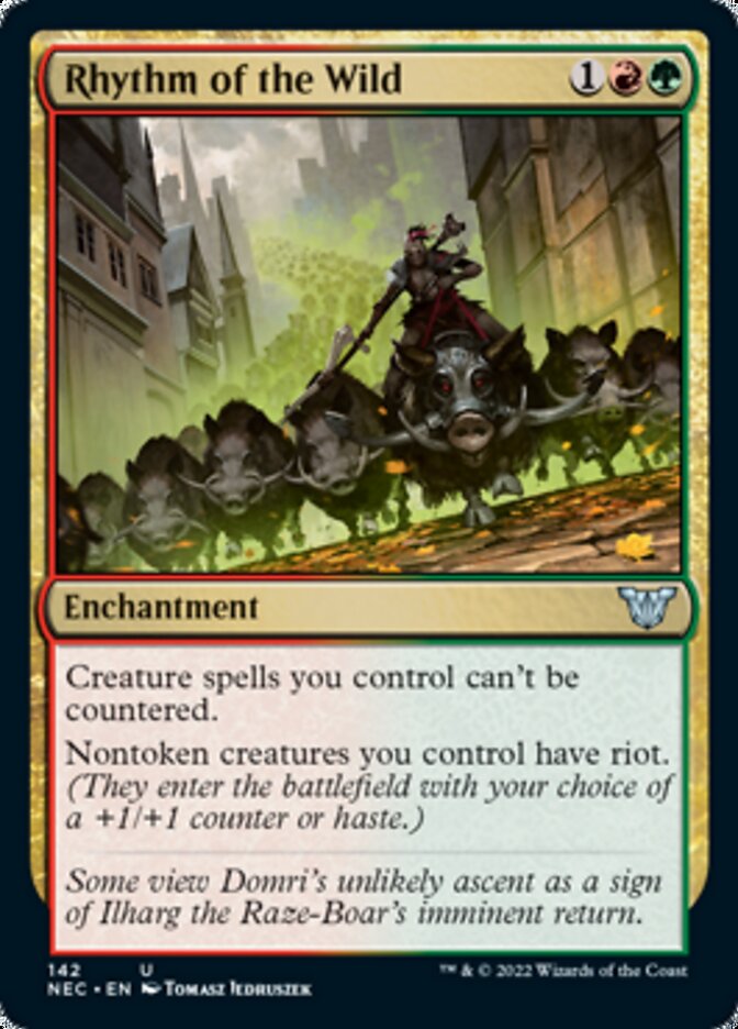 Rhythm of the Wild [Kamigawa: Neon Dynasty Commander] | Jomio and Rueliete's Cards and Comics