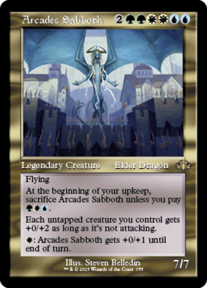 Arcades Sabboth (Retro) [Dominaria Remastered] | Jomio and Rueliete's Cards and Comics