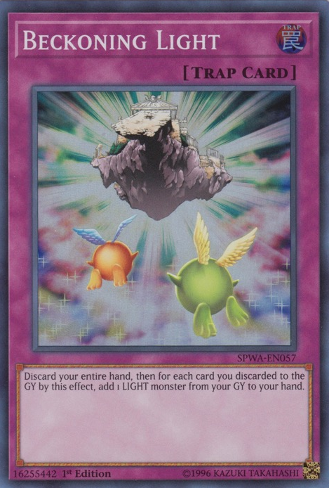 Beckoning Light [SPWA-EN057] Super Rare | Jomio and Rueliete's Cards and Comics