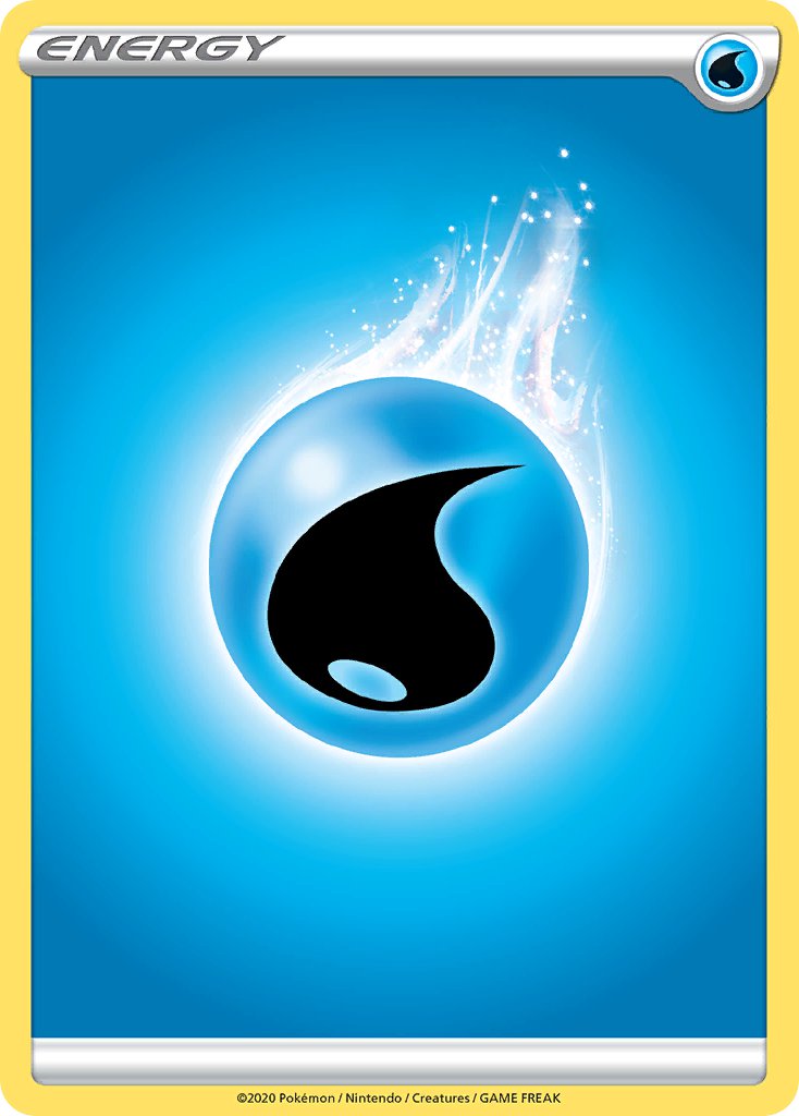 Water Energy [Sword & Shield: Base Set] | Jomio and Rueliete's Cards and Comics