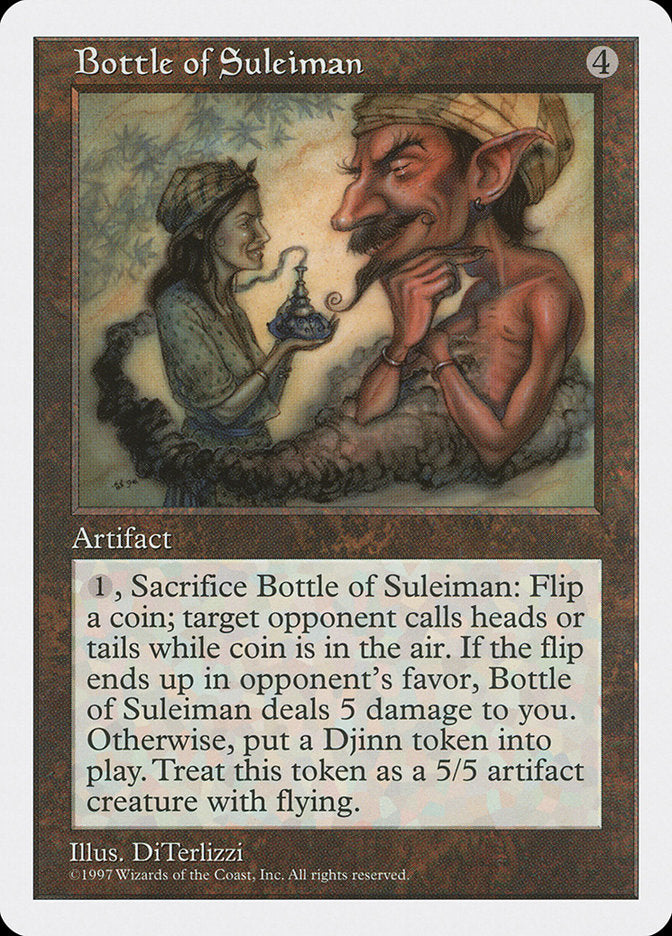 Bottle of Suleiman [Fifth Edition] | Jomio and Rueliete's Cards and Comics