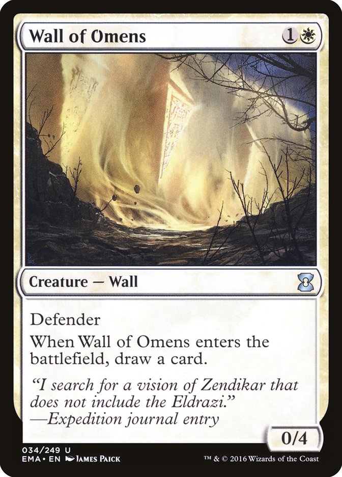 Wall of Omens [Eternal Masters] | Jomio and Rueliete's Cards and Comics
