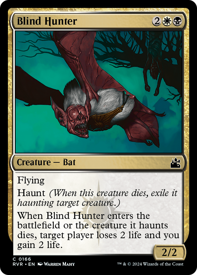 Blind Hunter [Ravnica Remastered] | Jomio and Rueliete's Cards and Comics