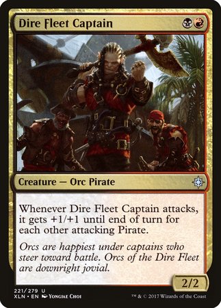 Dire Fleet Captain [Ixalan] | Jomio and Rueliete's Cards and Comics