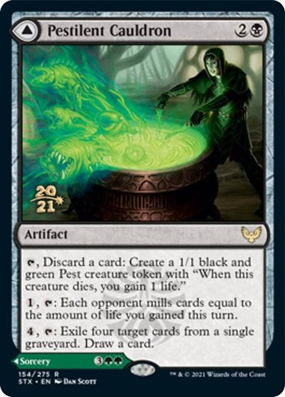 Pestilent Cauldron // Restorative Burst [Strixhaven: School of Mages Prerelease Promos] | Jomio and Rueliete's Cards and Comics
