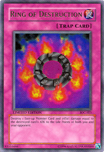 Ring of Destruction [IOC-SE3] Ultra Rare | Jomio and Rueliete's Cards and Comics
