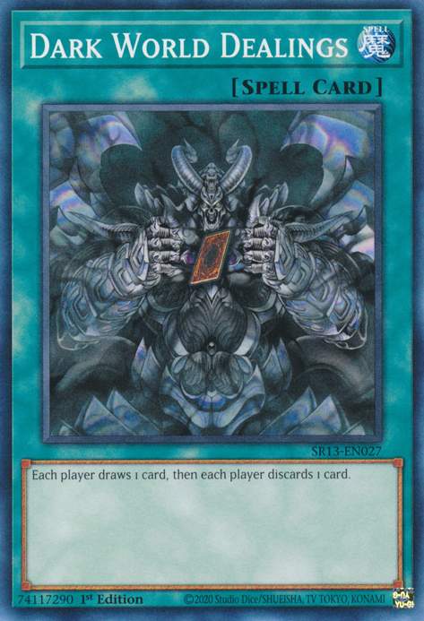 Dark World Dealings [SR13-EN027] Common | Jomio and Rueliete's Cards and Comics