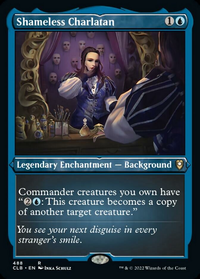 Shameless Charlatan (Foil Etched) [Commander Legends: Battle for Baldur's Gate] | Jomio and Rueliete's Cards and Comics