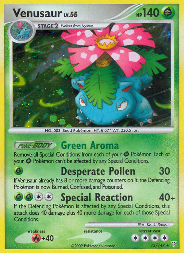 Venusaur (13/147) (Theme Deck Exclusive) [Platinum: Supreme Victors] | Jomio and Rueliete's Cards and Comics