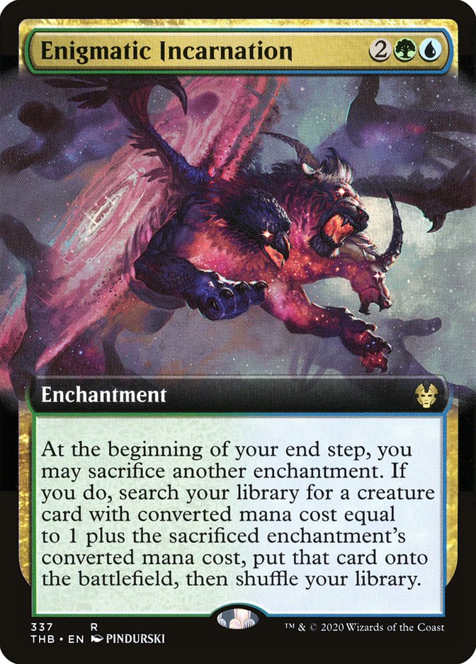 Enigmatic Incarnation (Extended Art) [Theros Beyond Death] | Jomio and Rueliete's Cards and Comics