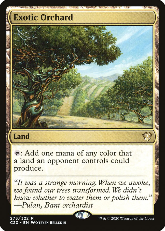 Exotic Orchard [Commander 2020] | Jomio and Rueliete's Cards and Comics