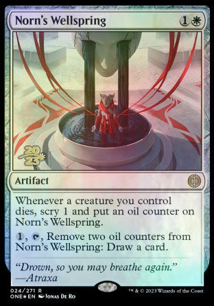 Norn's Wellspring [Phyrexia: All Will Be One Prerelease Promos] | Jomio and Rueliete's Cards and Comics