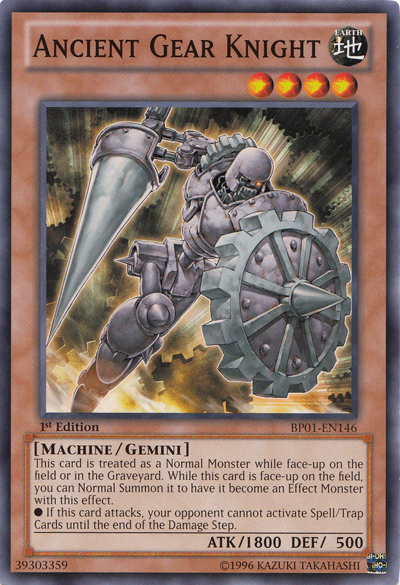 Ancient Gear Knight [BP01-EN146] Common | Jomio and Rueliete's Cards and Comics