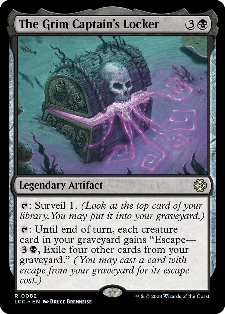 The Grim Captain's Locker [The Lost Caverns of Ixalan Commander] | Jomio and Rueliete's Cards and Comics