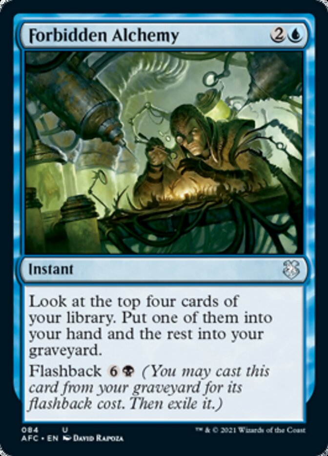Forbidden Alchemy [Dungeons & Dragons: Adventures in the Forgotten Realms Commander] | Jomio and Rueliete's Cards and Comics