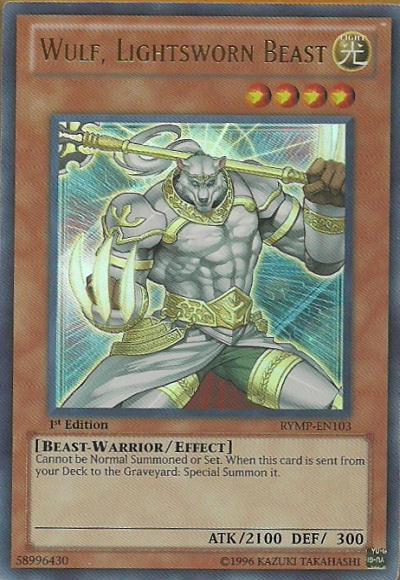 Wulf, Lightsworn Beast [RYMP-EN103] Ultra Rare | Jomio and Rueliete's Cards and Comics