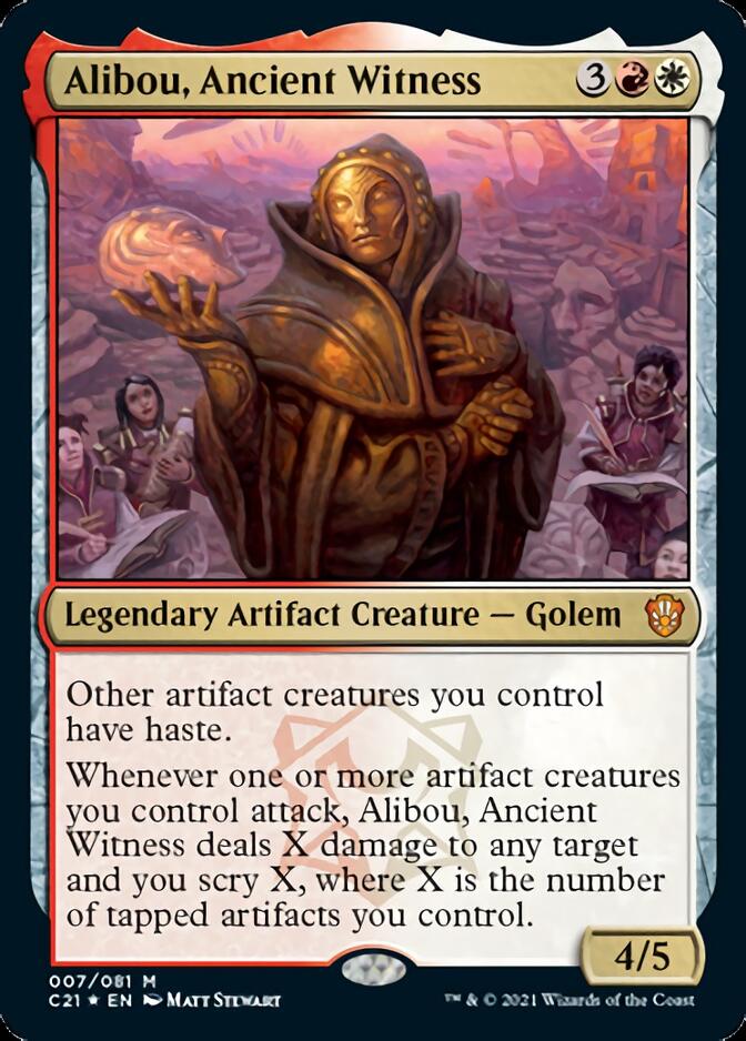 Alibou, Ancient Witness [Commander 2021] | Jomio and Rueliete's Cards and Comics