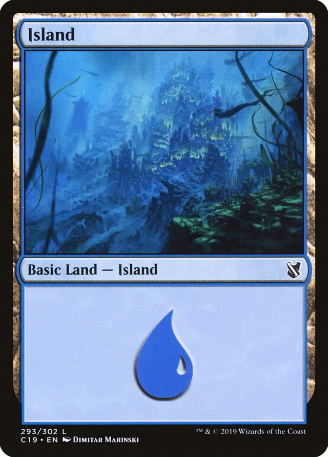 Island (293) [Commander 2019] | Jomio and Rueliete's Cards and Comics