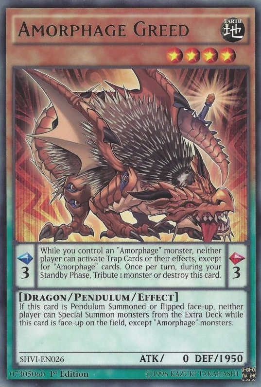 Amorphage Greed [SHVI-EN026] Rare | Jomio and Rueliete's Cards and Comics