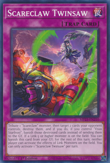 Scareclaw Twinsaw [MP23-EN210] Common | Jomio and Rueliete's Cards and Comics