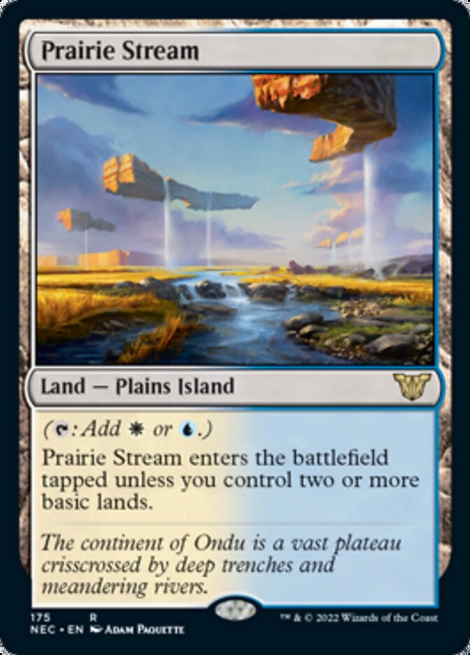 Prairie Stream [Kamigawa: Neon Dynasty Commander] | Jomio and Rueliete's Cards and Comics