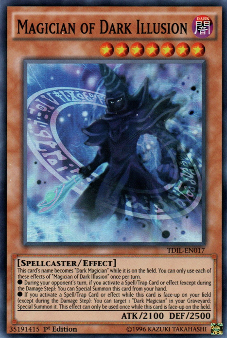 Magician of Dark Illusion [TDIL-EN017] Super Rare | Jomio and Rueliete's Cards and Comics