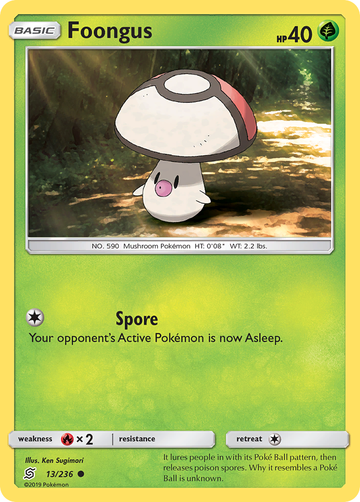 Foongus (13/236) [Sun & Moon: Unified Minds] | Jomio and Rueliete's Cards and Comics