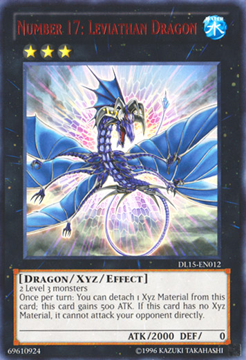 Number 17: Leviathan Dragon (Red) [DL15-EN012] Rare | Jomio and Rueliete's Cards and Comics