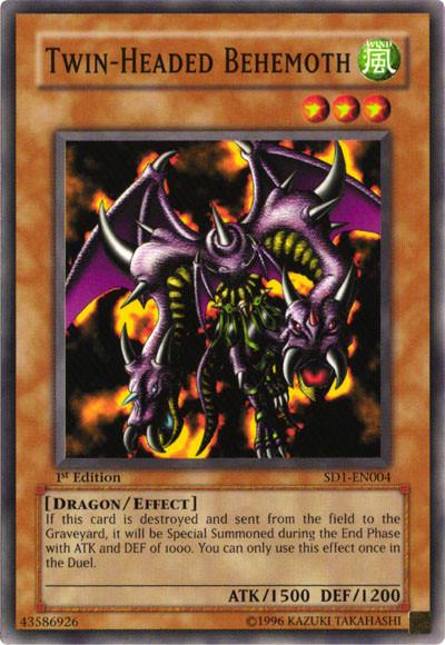 Twin-Headed Behemoth [SD1-EN004] Common | Jomio and Rueliete's Cards and Comics