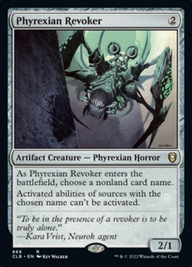 Phyrexian Revoker [Commander Legends: Battle for Baldur's Gate] | Jomio and Rueliete's Cards and Comics
