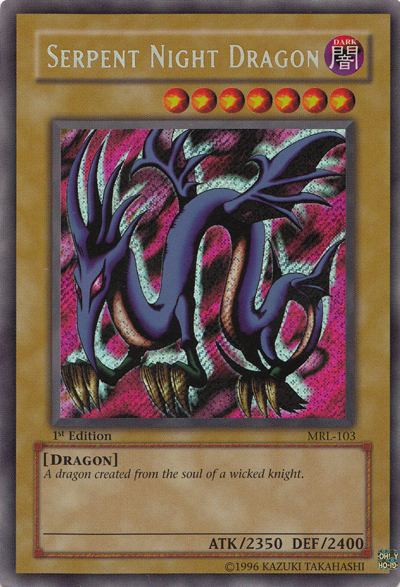 Serpent Night Dragon [MRL-103] Secret Rare | Jomio and Rueliete's Cards and Comics