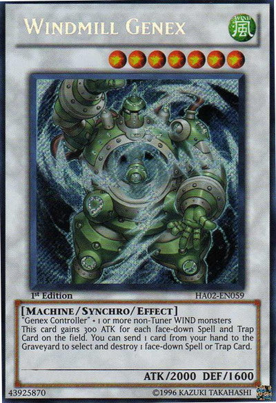 Windmill Genex [HA02-EN059] Secret Rare | Jomio and Rueliete's Cards and Comics