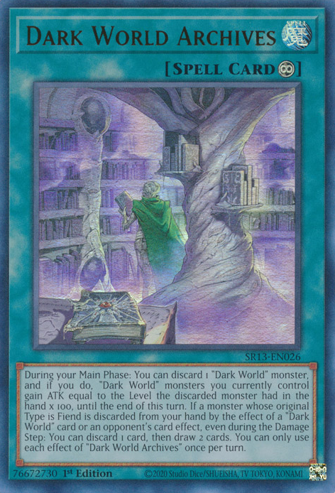 Dark World Archives [SR13-EN026] Ultra Rare | Jomio and Rueliete's Cards and Comics