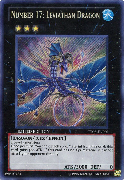 Number 17: Leviathan Dragon [CT08-EN001] Secret Rare | Jomio and Rueliete's Cards and Comics