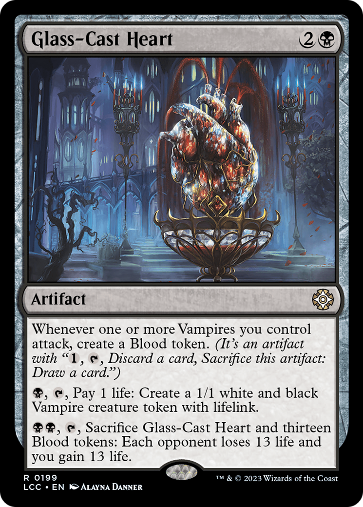 Glass-Cast Heart [The Lost Caverns of Ixalan Commander] | Jomio and Rueliete's Cards and Comics
