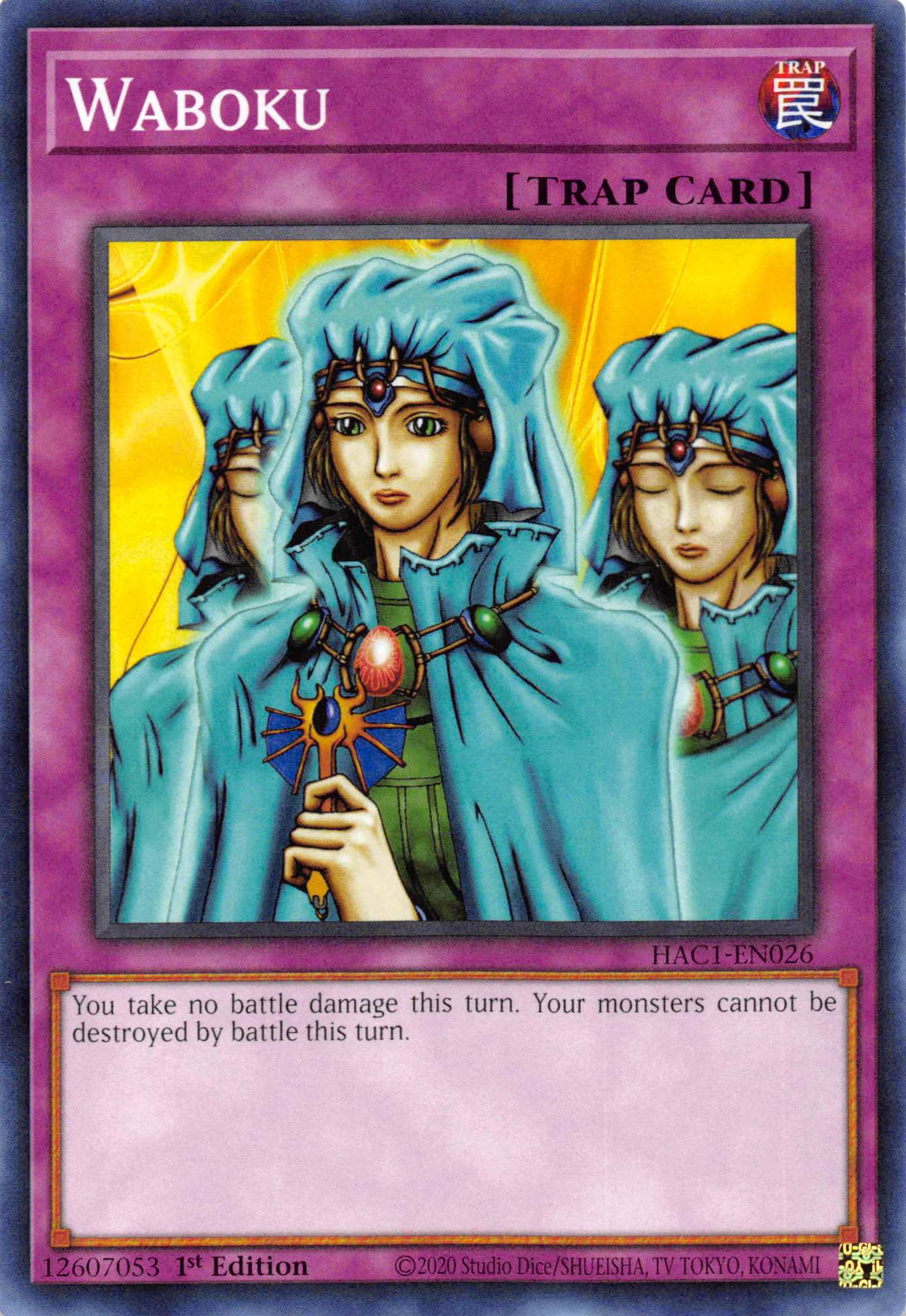 Waboku [HAC1-EN026] Common | Jomio and Rueliete's Cards and Comics