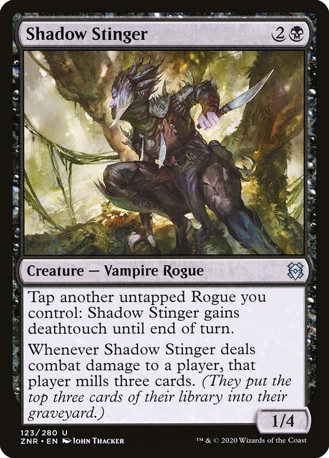 Shadow Stinger [Zendikar Rising] | Jomio and Rueliete's Cards and Comics