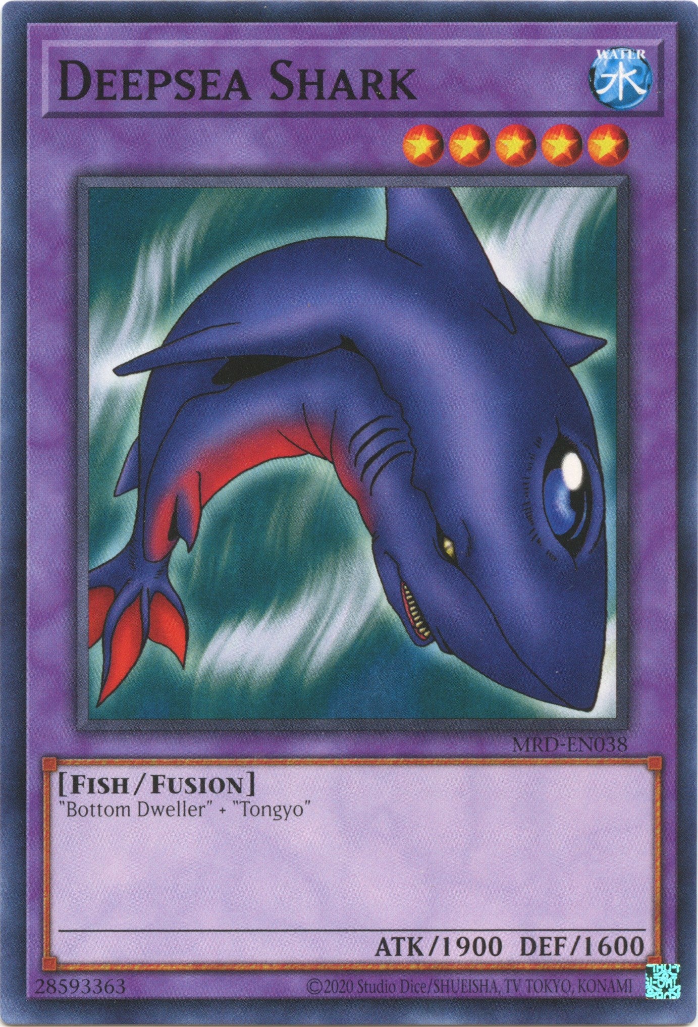 Deepsea Shark (25th Anniversary) [MRD-EN038] Common | Jomio and Rueliete's Cards and Comics