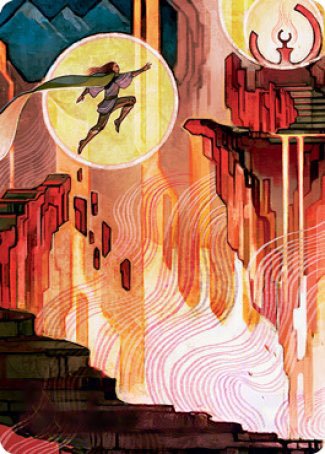 Thrill of Possibility Art Card [Strixhaven: School of Mages Art Series] | Jomio and Rueliete's Cards and Comics