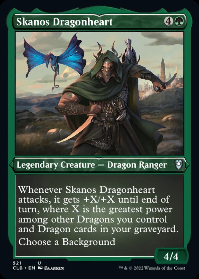Skanos Dragonheart (Foil Etched) [Commander Legends: Battle for Baldur's Gate] | Jomio and Rueliete's Cards and Comics