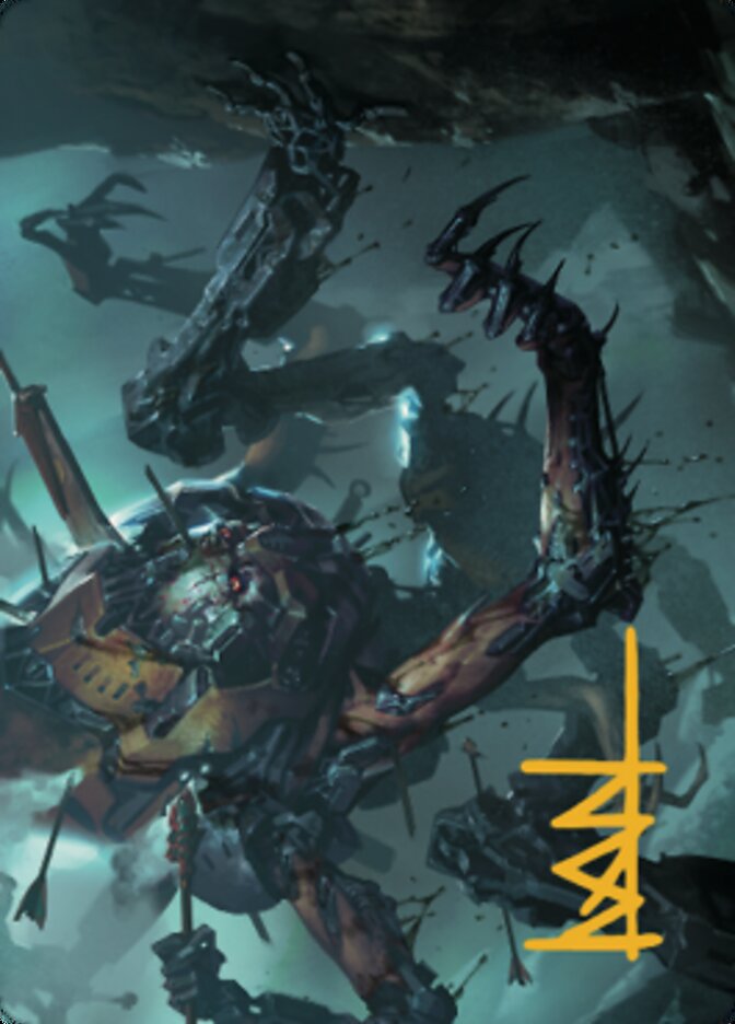 Scrapwork Rager Art Card (Gold-Stamped Signature) [The Brothers' War Art Series] | Jomio and Rueliete's Cards and Comics