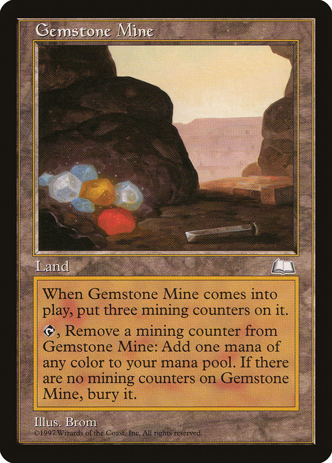 Gemstone Mine [Weatherlight] | Jomio and Rueliete's Cards and Comics