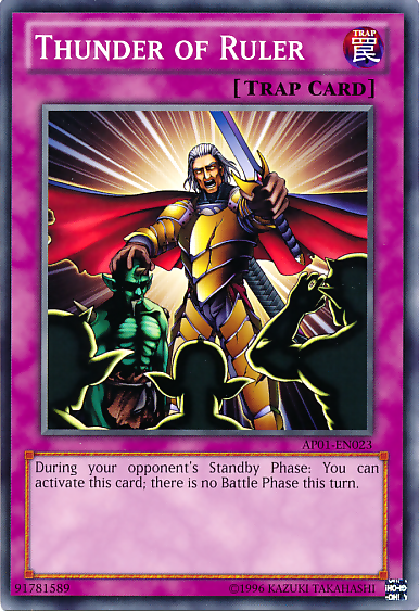 Thunder of Ruler [AP01-EN023] Common | Jomio and Rueliete's Cards and Comics