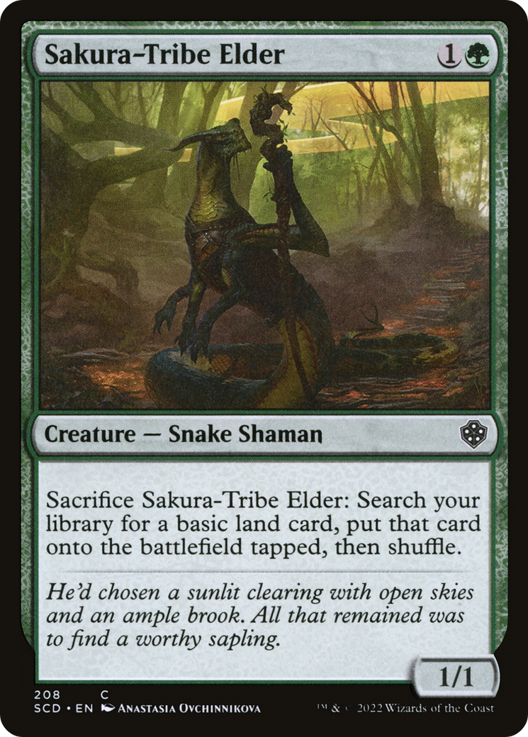 Sakura-Tribe Elder [Starter Commander Decks] | Jomio and Rueliete's Cards and Comics