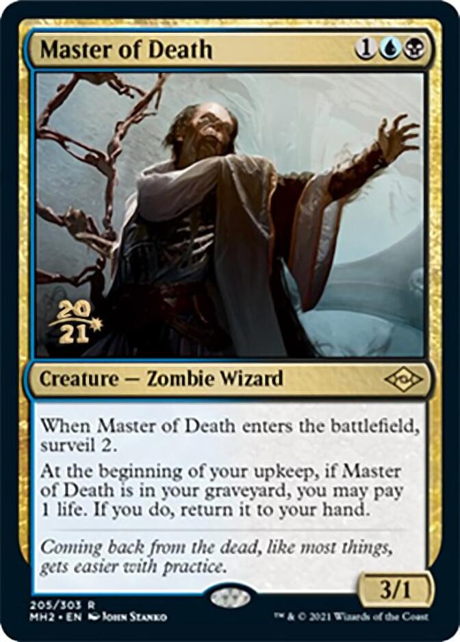 Master of Death [Modern Horizons 2 Prerelease Promos] | Jomio and Rueliete's Cards and Comics