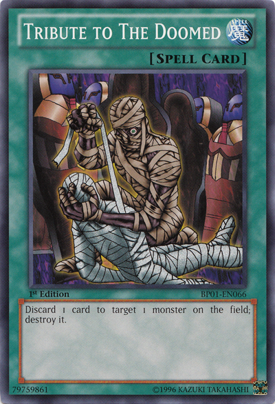 Tribute to the Doomed [BP01-EN066] Common | Jomio and Rueliete's Cards and Comics