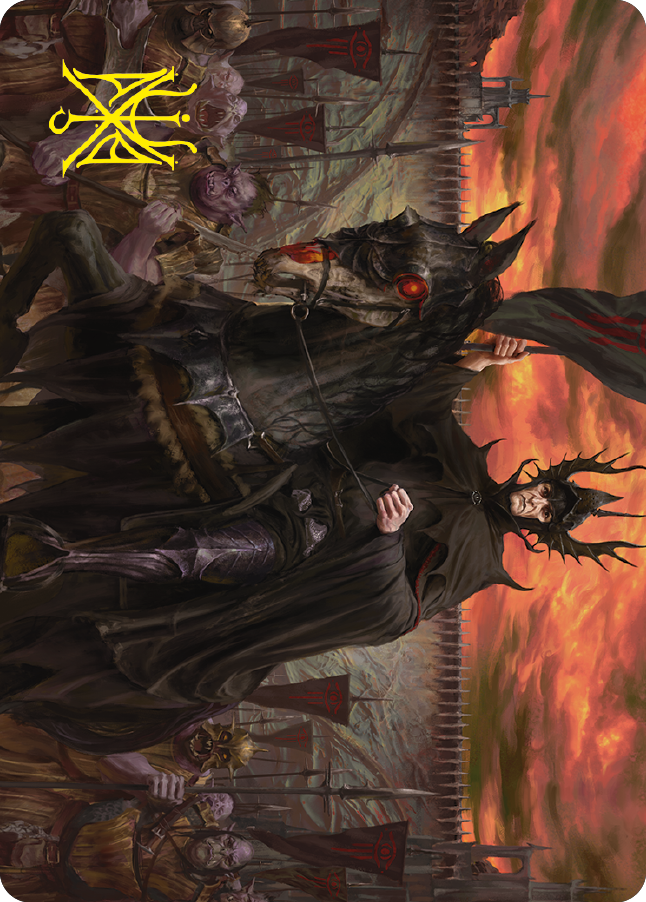 The Mouth of Sauron Art Card (Gold-Stamped Signature) [The Lord of the Rings: Tales of Middle-earth Art Series] | Jomio and Rueliete's Cards and Comics